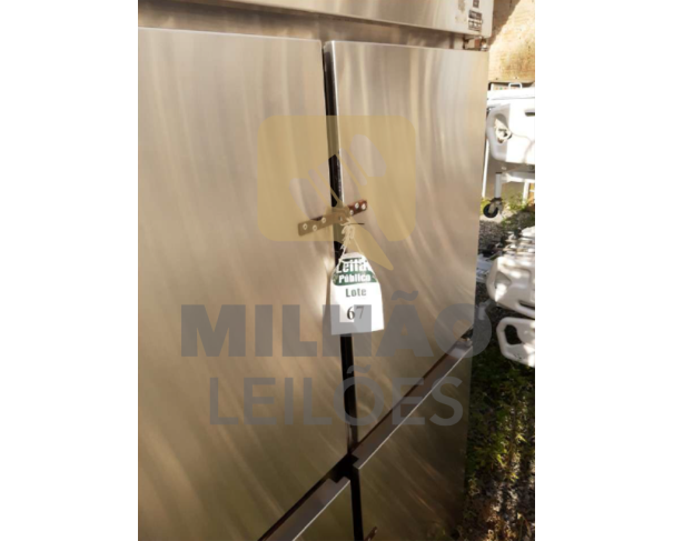 Foto de FREEZER VERTICAL EM AÇO INOX, 04 PORTAS
