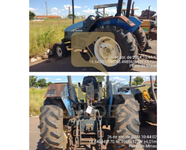 Foto de TRATOR NEW HOLLAND AZUL