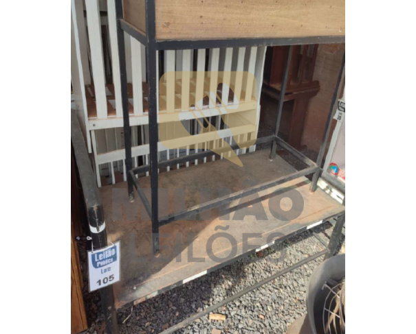 Foto de CARRINHO DE BAGAGEM TIPO CAMA – MOVEL FERRO