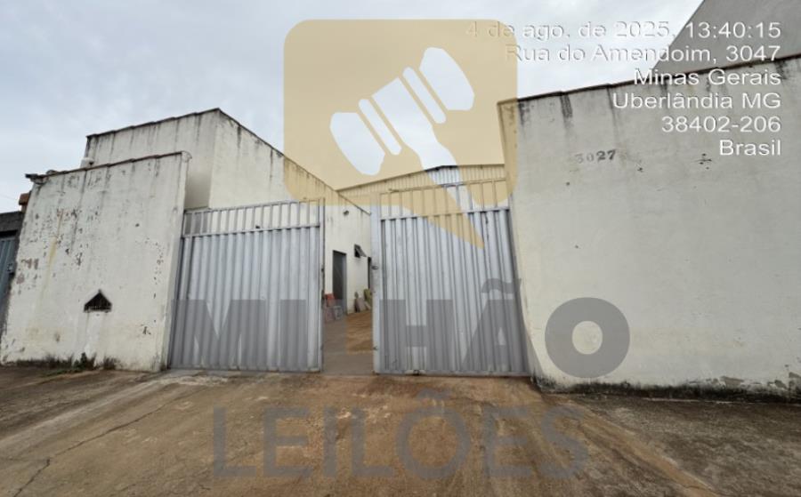 Galpão Comercial no Bairro Minas Gerais Leilão Extrajudicial - Imóvel Comercial em Uberlândia/MG, localizado em Uberlândia - MG