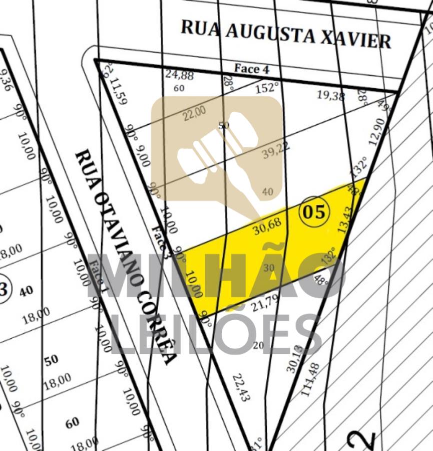 Imagem do imóvel Lote 08 - Matrícula nº 70.857, área total de 261,72 m² Leilão Extrajudicial de 8 Lotes